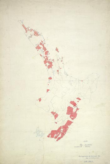 Māori land loss, North Island 
