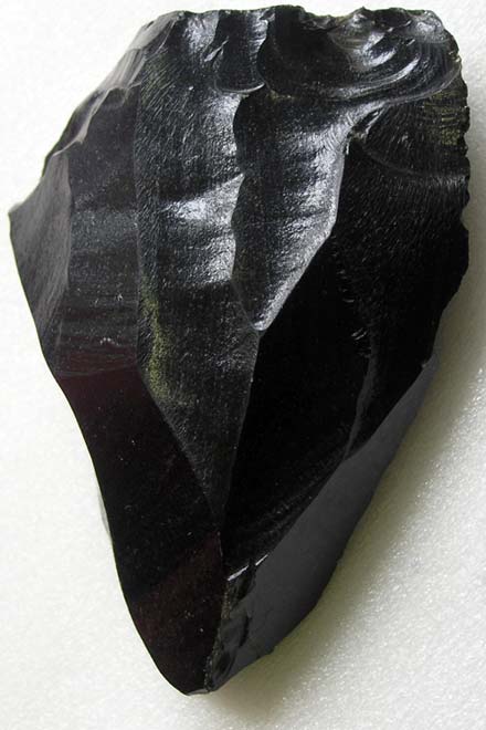Obsidian spear point