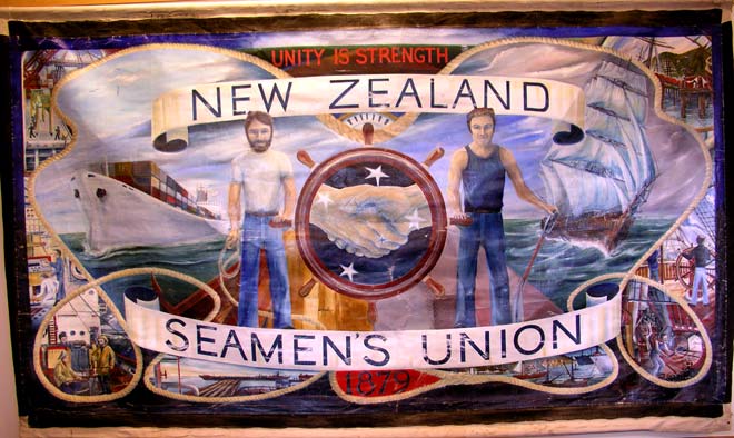 Seamen’s Union banner