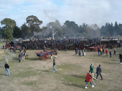 Traction engine rally