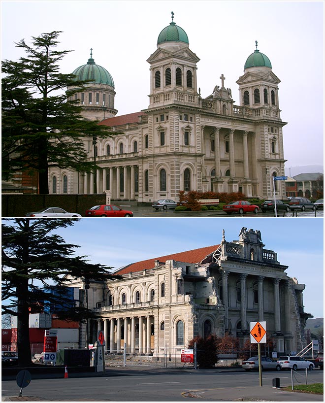 Catholic Cathedral, 2006 and 2014