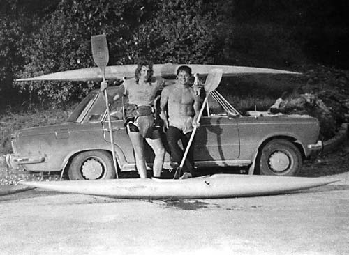 White-water kayaks 