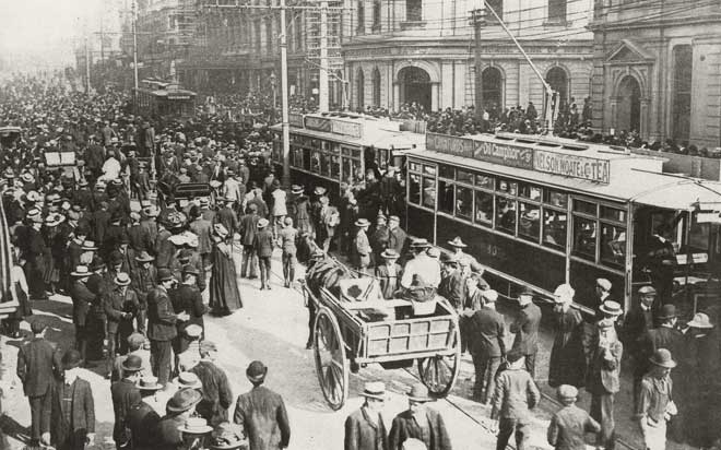 Auckland tramwaymen's strike, 1908