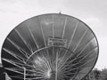 Giant satellite dish, Motel Hastings