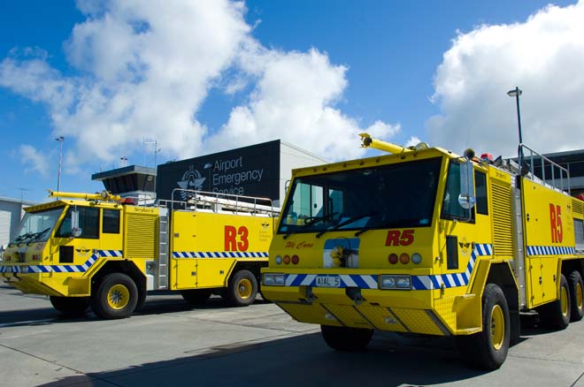 Auckland airport fire service