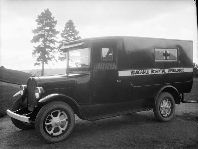 Wanganui Hospital ambulance