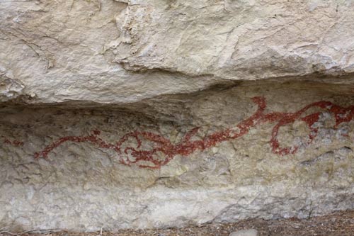 Maori Rock Art Otago Places Te Ara Encyclopedia Of New Zealand