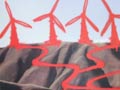 Wind farm protest poster