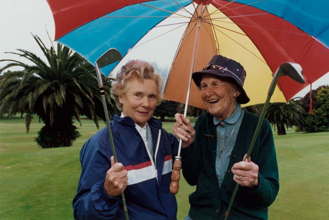 Veteran golfers