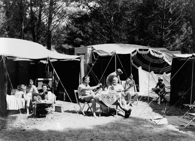 Camping, 1950s