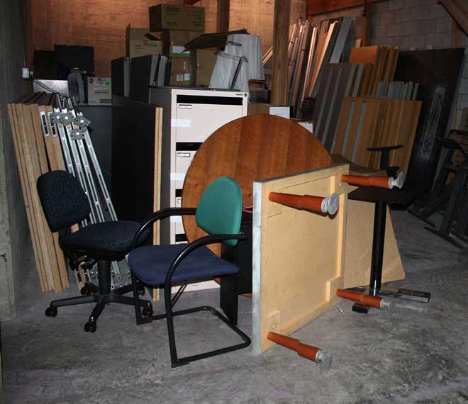 Old office furniture