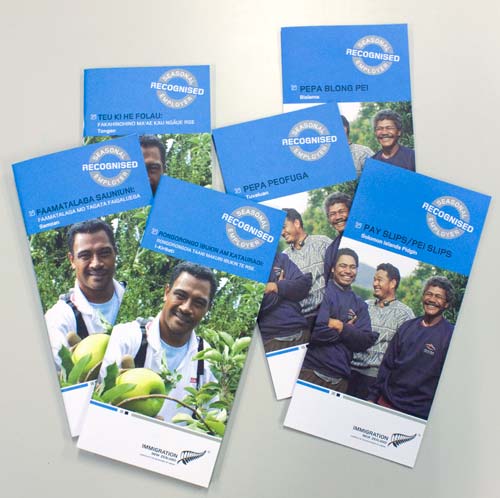Recognised Seasonal Employer scheme for Pacific workers