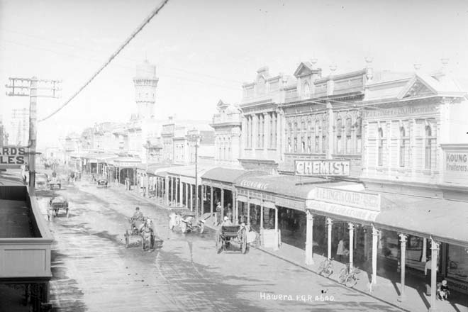 Streetscape, early 20th century