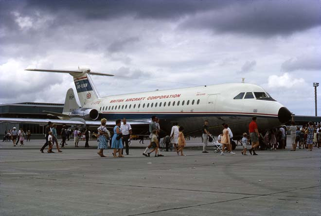 BAC 1-11, Auckland international airport, 1966