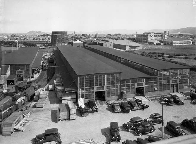 General Motors plant, Petone, Wellington, 1940s