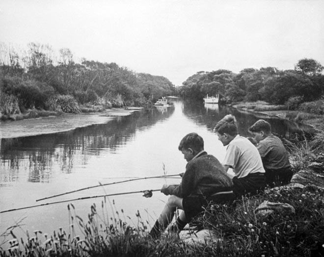 Christchurch boys fishing 