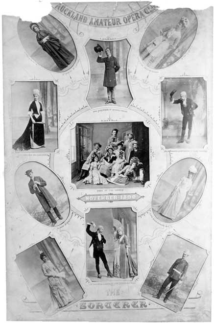 Auckland Amateur Opera Club poster, 1890