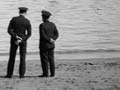 Mourners at Island Bay