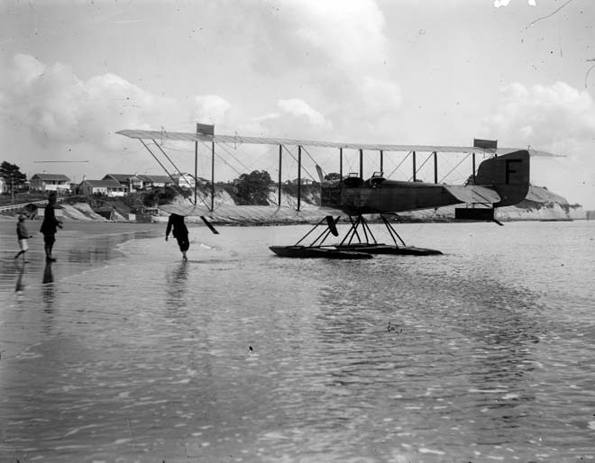 The first Boeing seaplane