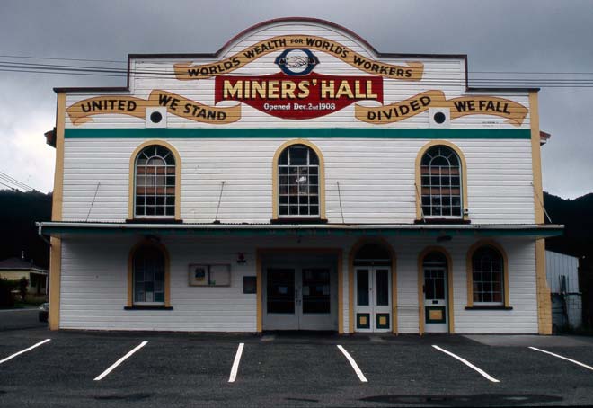 Miners’ hall, Rūnanga