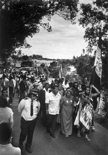 Waitangi protest