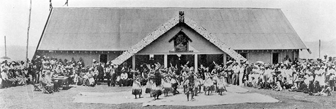 Rarotongans at Tokomaru Bay, 1934