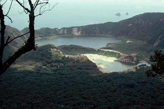 Lakes of Raoul Caldera