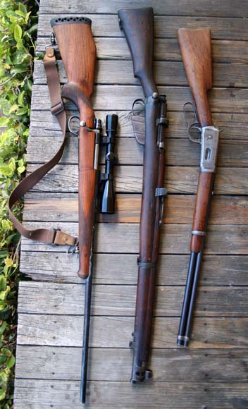 Hunting rifles