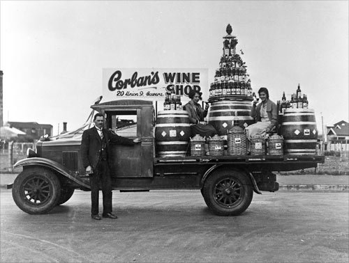 Corbans wine truck