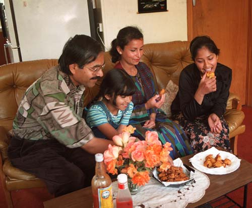 The Mahmud family from Bangladesh