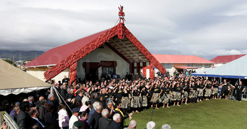 Pōwhiri, Te Kaha marae