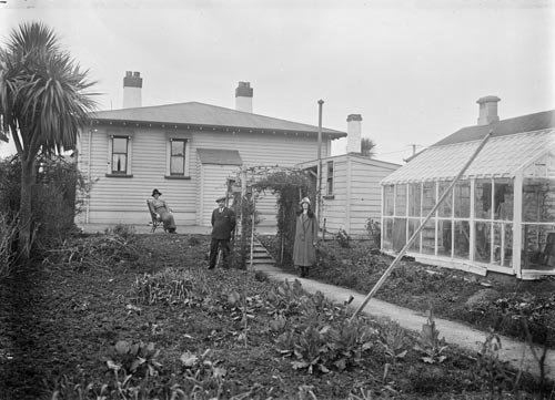 Suburban backyard, 1926