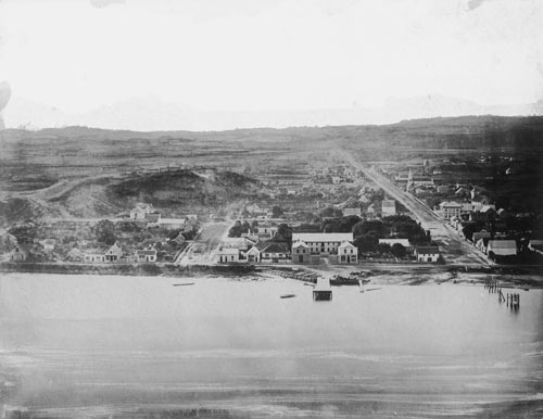 Whanganui town, 1850s 