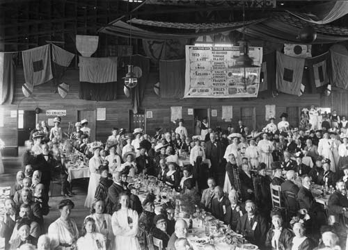 South Canterbury Jubilee dinner, Timaru, 1909