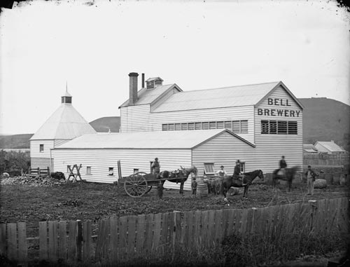 Bell Brewery, Whanganui, 1870s