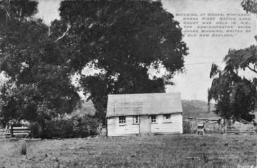 Native Land Court building, Ōnoke