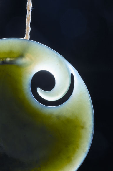 Pounamu carving