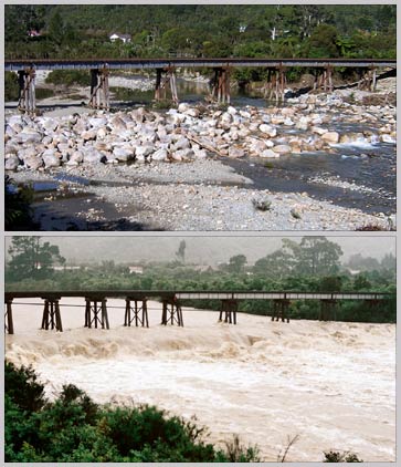 Flooding in the Waimangaroa River