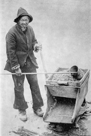 Chinese gold miner, Clutha River