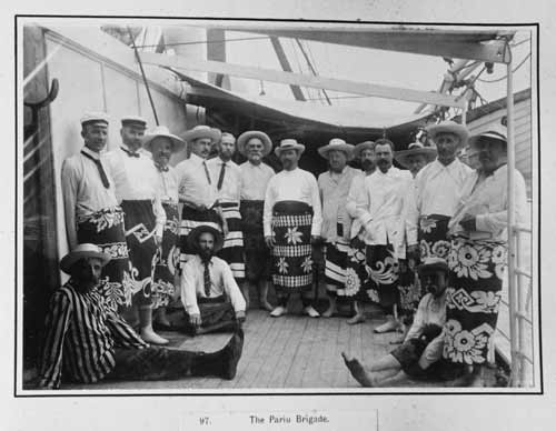 Ngā kaitōrangapū e haereere ana i Te Moananui-a-Kiwa ki te tonga, i te tau 1903