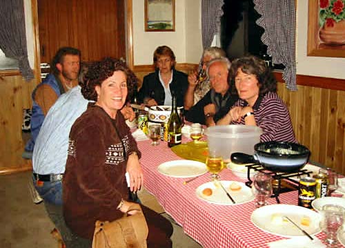 Auckland Swiss Club fondue evening