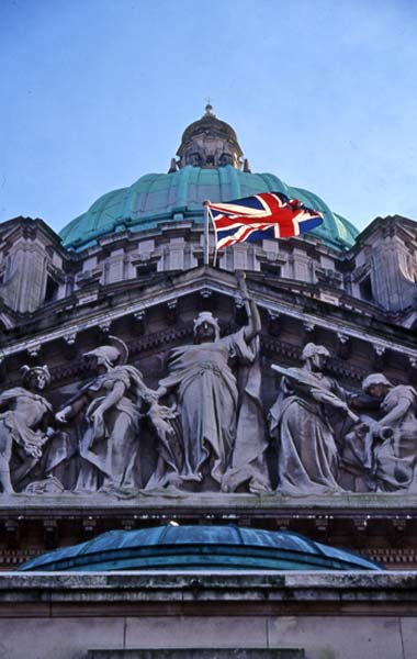 The Union Jack in Belfast