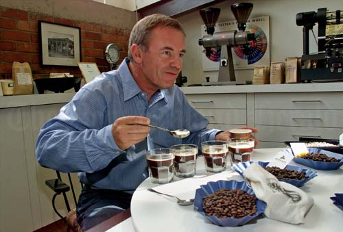 Coffee-maker Michael Allpress, Sydney, 2003
