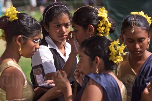 Sri Lankans at a multicultural festival 