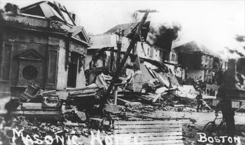 Damage to buildings 