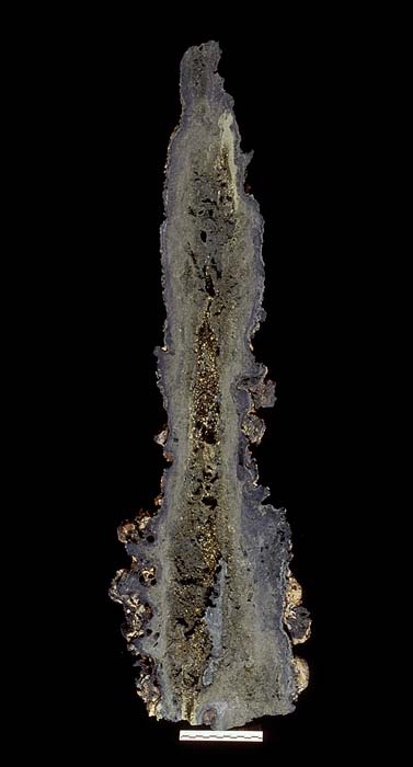 Black smoker hydrothermal chimney 