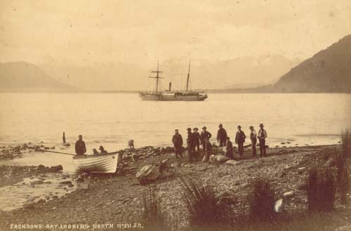 The Grafton at Jackson Bay, about 1880