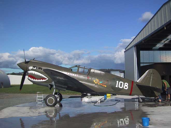 The restored aircraft 