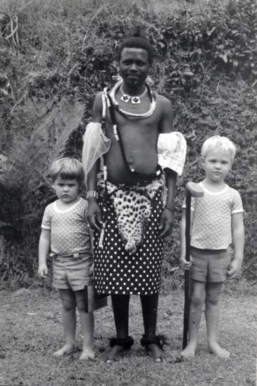 White boys in Africa