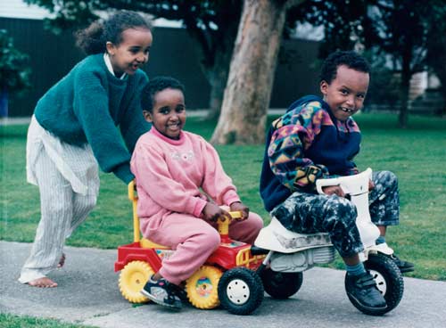 Somali children, Lower Hutt
